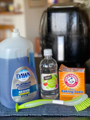 supplies needed to clean an air fryer