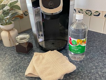 materials needed to clean a Keurig