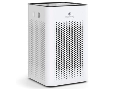 Medify MA-25 Air Purifier with H13 True HEPA Filter | 500 sq ft Coverage | for Smoke, Smokers, Dust, Odors, Pollen, Pet Dander | Quiet 99.9% Removal to 0.1 Microns | White, 1-Pack