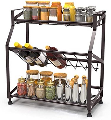 Spice Rack 3 Tier iSPECLE Spice Organizer Standing Rack