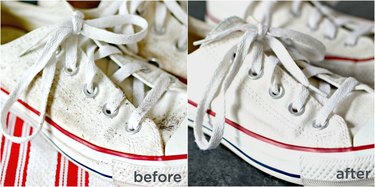 how to clean canvas shoes