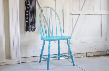 Vintage chair gets an ombré upgrade