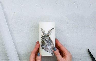 DIY Picture Candles