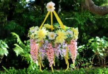 How to Make a Flower Chandelier