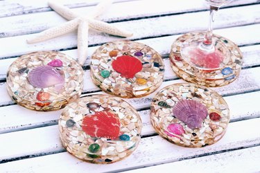 seashell coasters