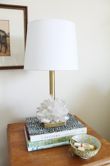 How to Make a Crystalized Lamp Base