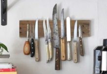 Create Your Own Rustic Wall Rack to Display Knives Tutorial