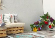 DIY Concrete Block Planter