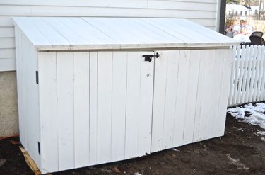 How to Make an Outdoor Garbage Can Shed
