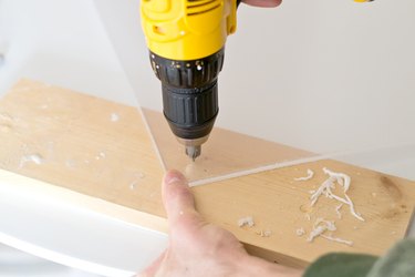 Create holes for the standoffs.