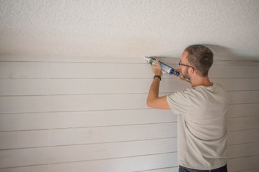 Add paintable caulk to the top of your board to create a seamless look.