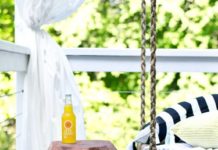 How to Make a Geometric Log Side Table for Your Patio