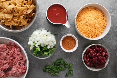 Ingredients for Frito pie