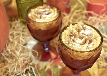 Pumpkin Pie Punch with whipped topping