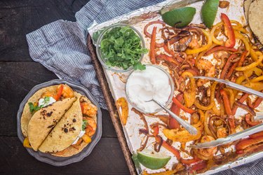 Easy Sheet Pan Shrimp Fajitas Recipe