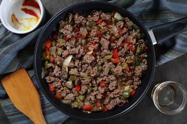 Cook the ground lean beef