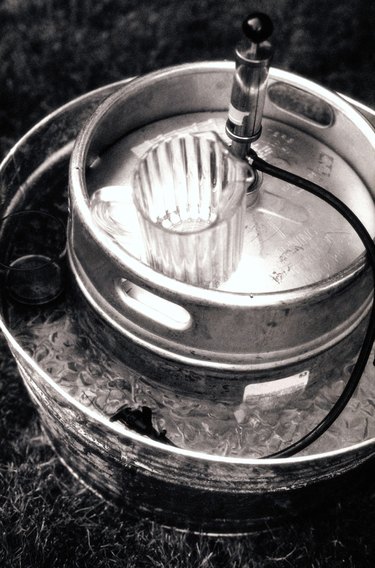 Beer Keg and Pitcher