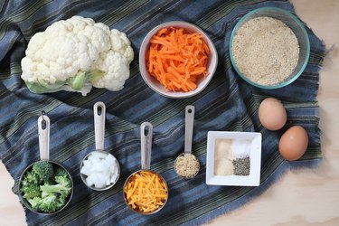 Ingredients for veggie nuggets