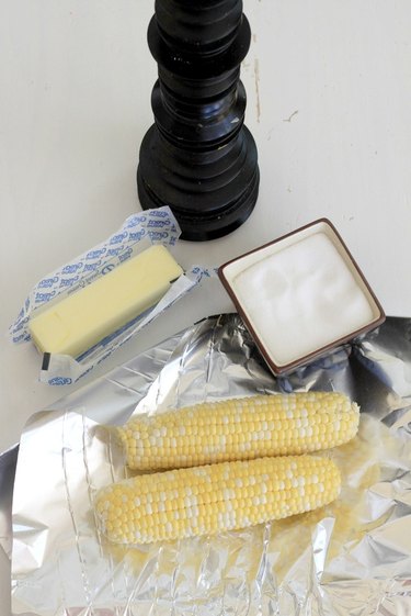 basic ingredients for baked corn on the cob