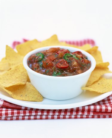 Salsa and chips