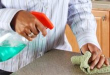 What are common hazardous wastes in the home?