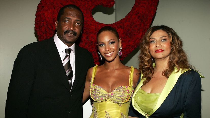 Beyoncé, Mathew and Tina Knowles